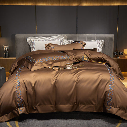 120 Pillow Cotton Four Piece Luxury Pure Cotton Duvet Cover