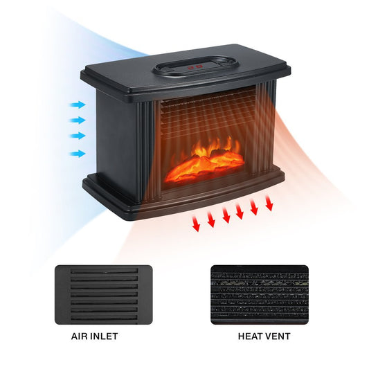 European vertical air heater