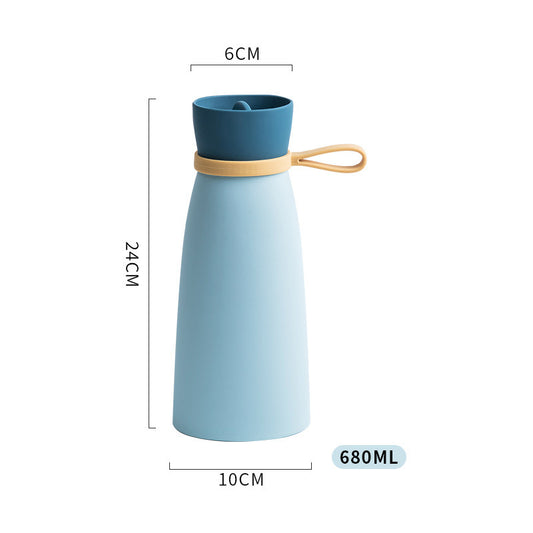 Silicone hot water bottle filling hand warmer