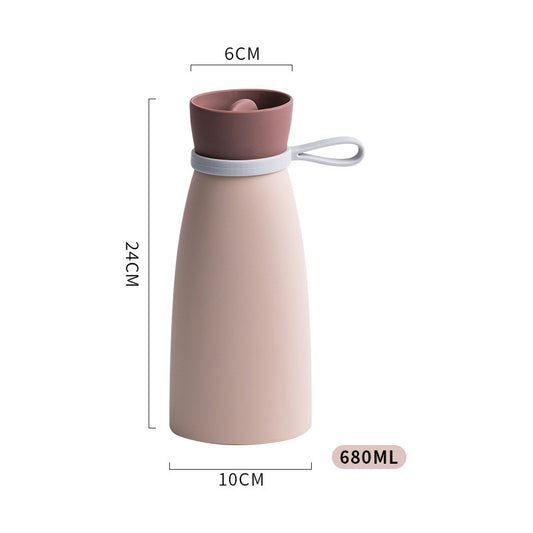 Silicone hot water bottle filling hand warmer