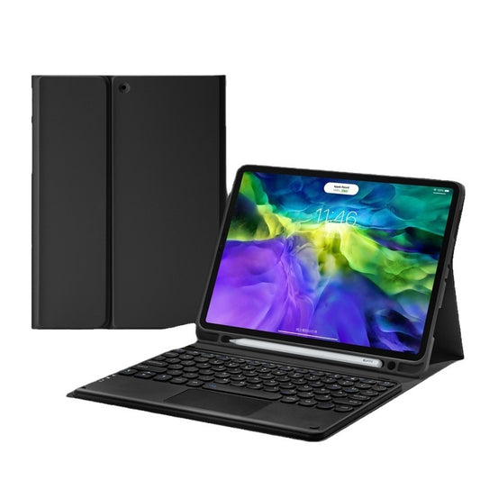 Touch Magnetic Keyboard Leather Case With Pen Slot