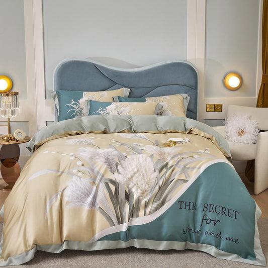 Tencel Four-piece Large Version Series Focus On High-end Bedding