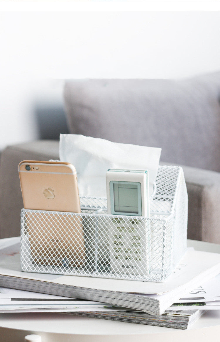 Light Luxury Pumping Box Creative Living Room Dining Table Storage Decoration