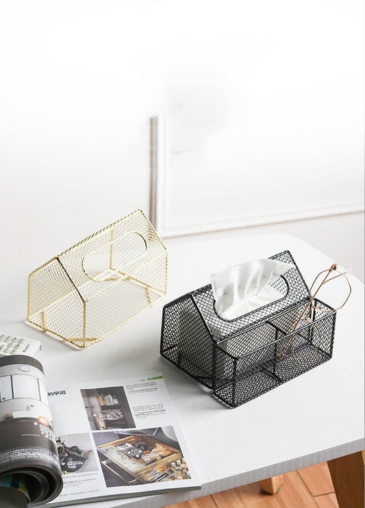 Light Luxury Pumping Box Creative Living Room Dining Table Storage Decoration