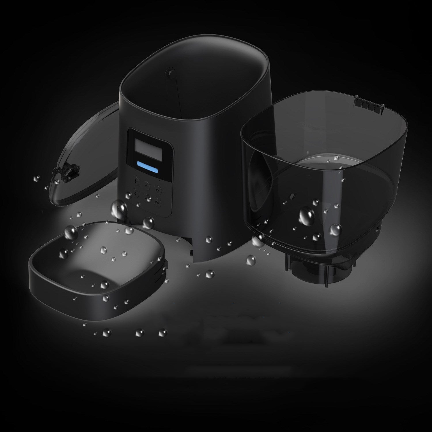 Automatic Pet Feeder Large-capacity Perspective Grain Bucket