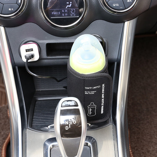 New Cross-Border Constant Temperature Car USB Baby Bottle Warmer Outdoor Portable Portable Baby Bottle Warmer