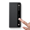 Samsung S21 Ultra Mobile Phone Case Original Mirror Flip Cover With Spen Stylus Silicone Protective Cover