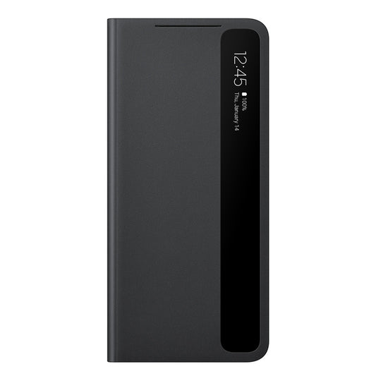 Samsung S21 Ultra Mobile Phone Case Original Mirror Flip Cover With Spen Stylus Silicone Protective Cover
