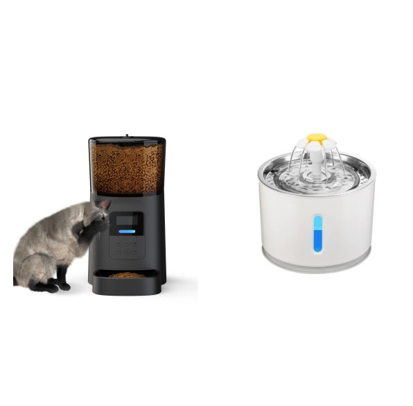 Automatic Pet Feeder Large-capacity Perspective Grain Bucket