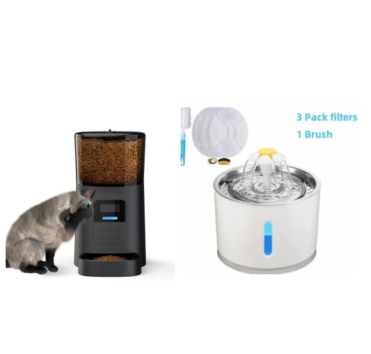 Automatic Pet Feeder Large-capacity Perspective Grain Bucket