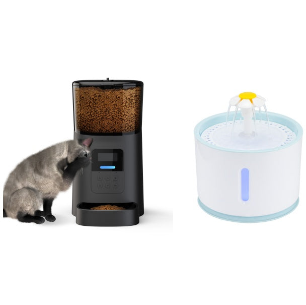 Automatic Pet Feeder Large-capacity Perspective Grain Bucket