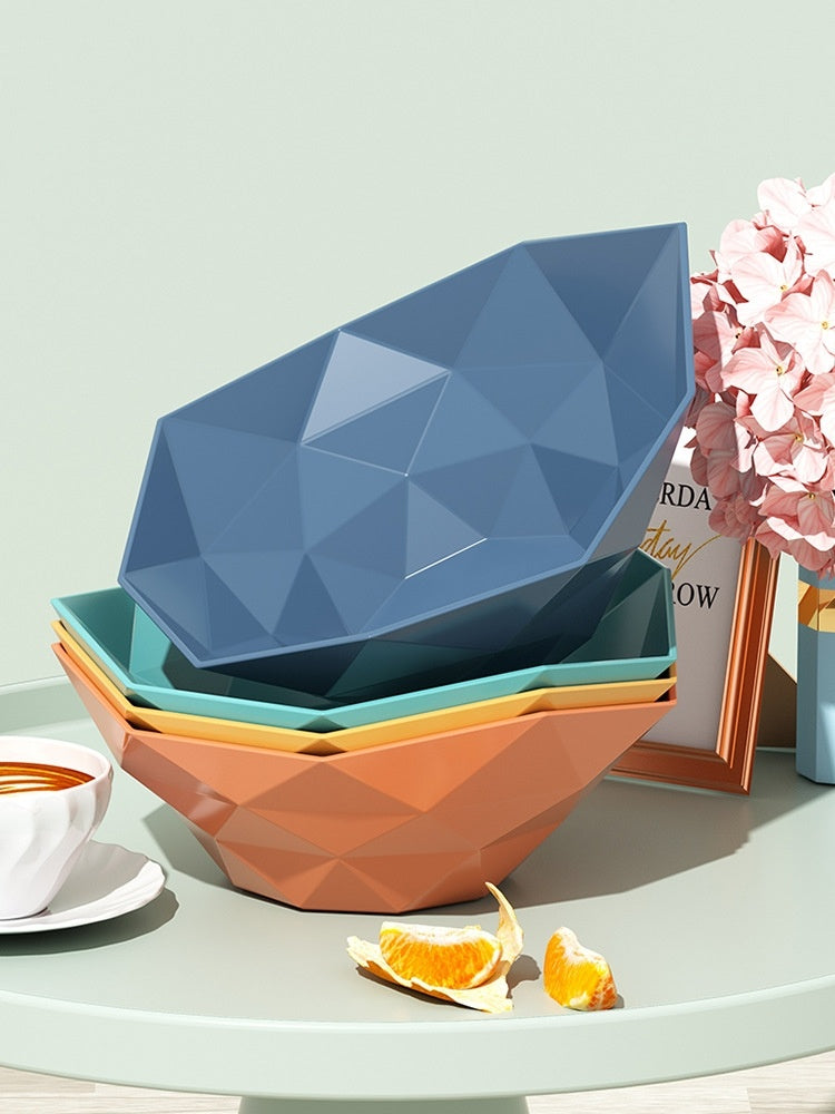 Fruit Plate Snack Light Luxury Nordic Multi Color