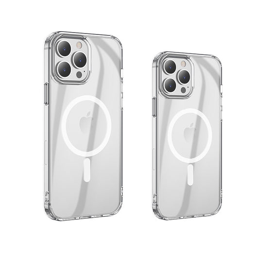 Compatible with Apple, Suitable For Compatible With IPhone13 Mobile Phone Case MagSafe Magnetic Airbag Anti-fall