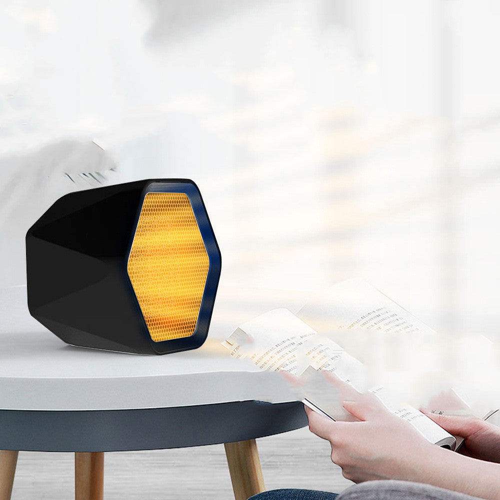 Mini Fan Heater Hexagonal Household Energy-saving Heater