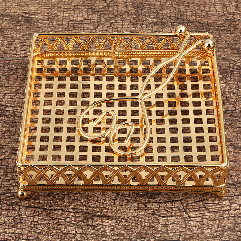 New Light Luxury Drain Fruit Plate Creative Personality Decoration