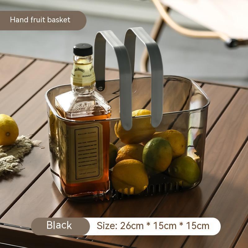 Light Luxury Portable Basket Fruit Plate Household