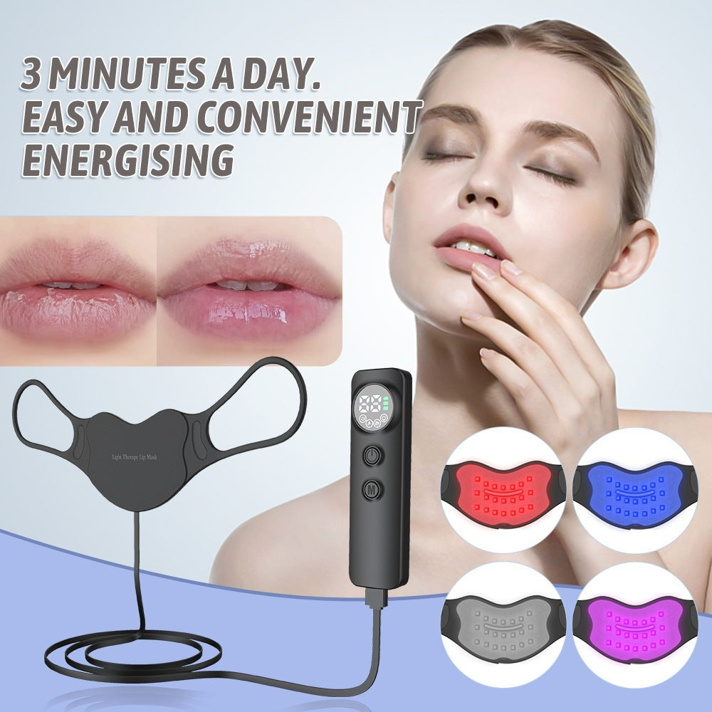 Photon Lip Care Instrument Household Surgical Mask Type Infrared LED Beauty Apparatus