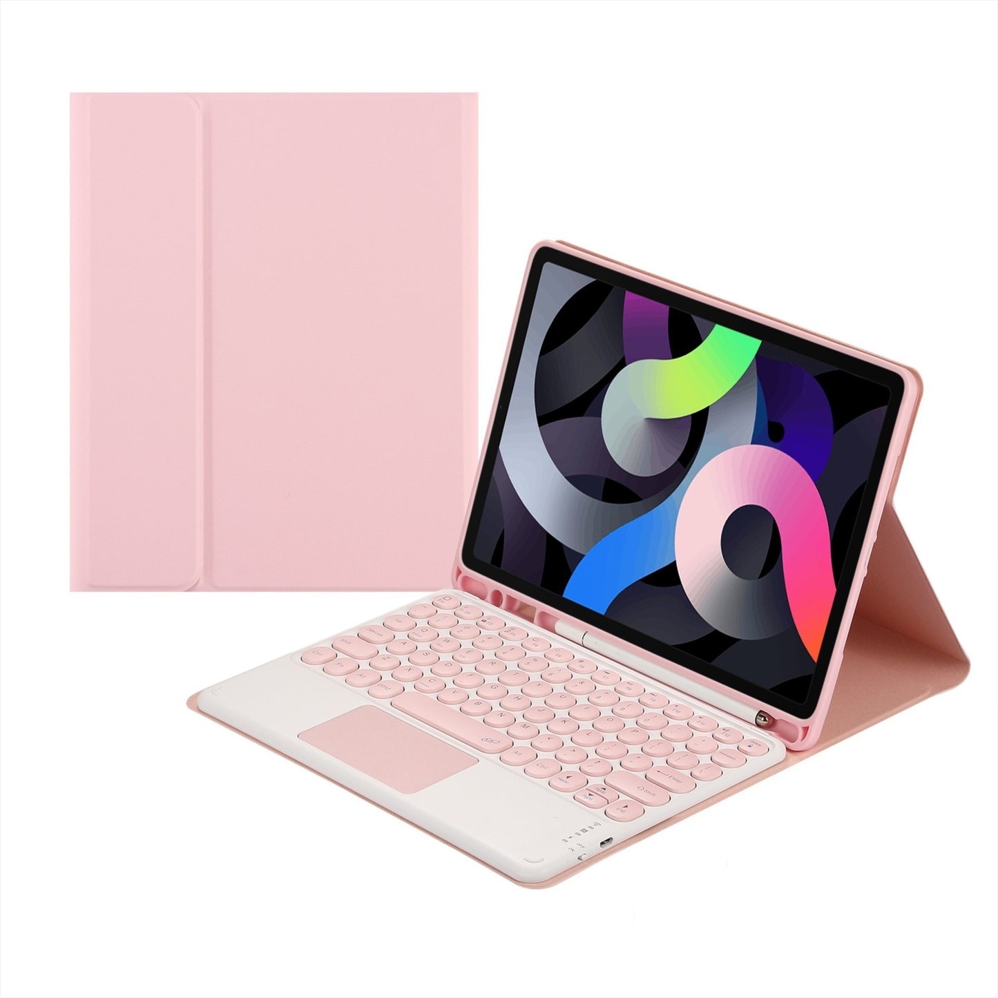 Touch Magnetic Keyboard Leather Case With Pen Slot