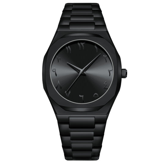 High-grade Alloy Arabic Dial Men's Waterproof Watch