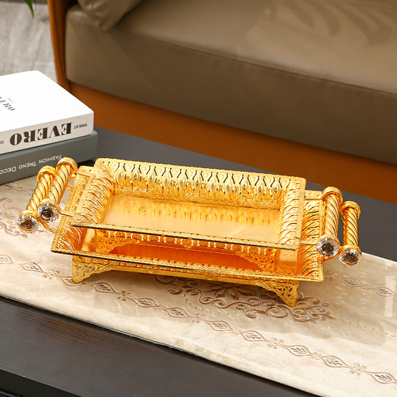 High-end European-style Long Fruit Plate For Household Luxury