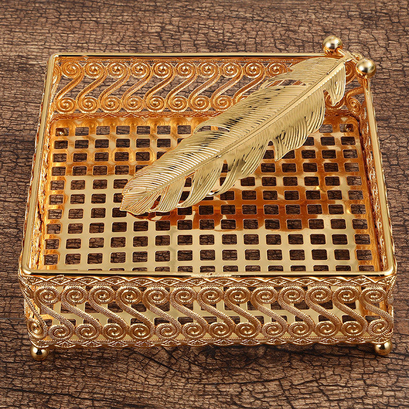 New Light Luxury Drain Fruit Plate Creative Personality Decoration