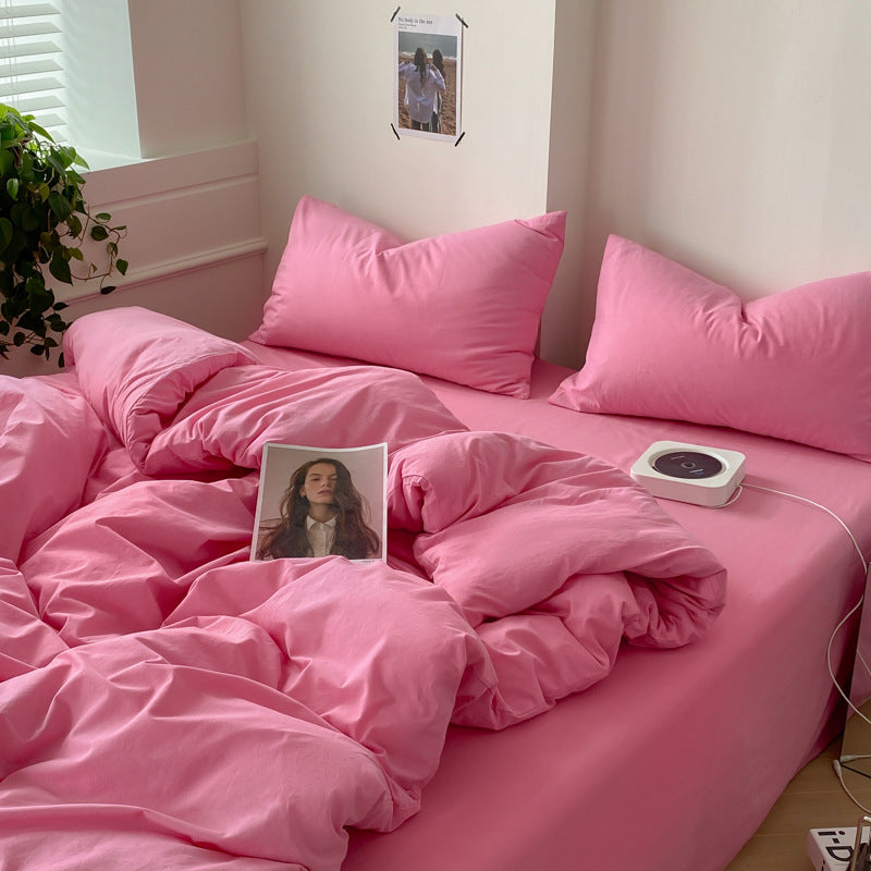 Four-piece Cotton Bed Sheet Duvet Cover Duvet Cover Bedding