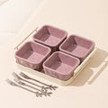 Light Luxury Fruit Plate Household Ceramic Divided Fruit Plate Living Room Dried Fruit Snack Snack Dish Afternoon Tea Snack Candy Plate