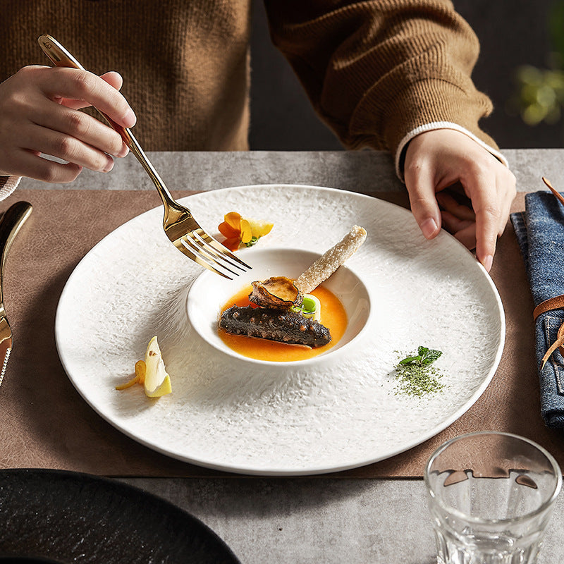 Household Light Luxury Western Food Cutlery Plate