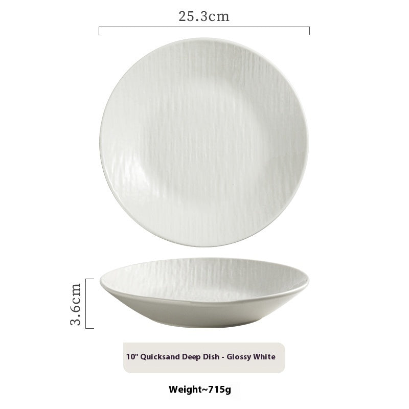High-grade Light Luxury Western Soup Fruit Salad Plate