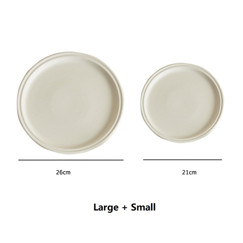 Household Light Luxury Modern Minimalist Tableware Plate Set