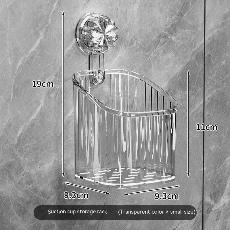 Light Luxury Suction Rack Bathroom Toilet Punch-free Storage Box