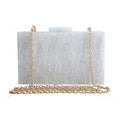 Women Handbags Marble Pattern Acrylic Bag Luxury Handbags Women Bags