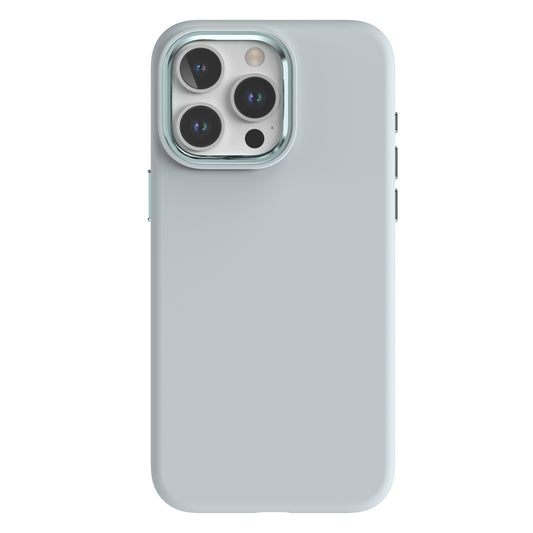 Full-cover Solid Color Liquid Silicone Metal Phone Case
