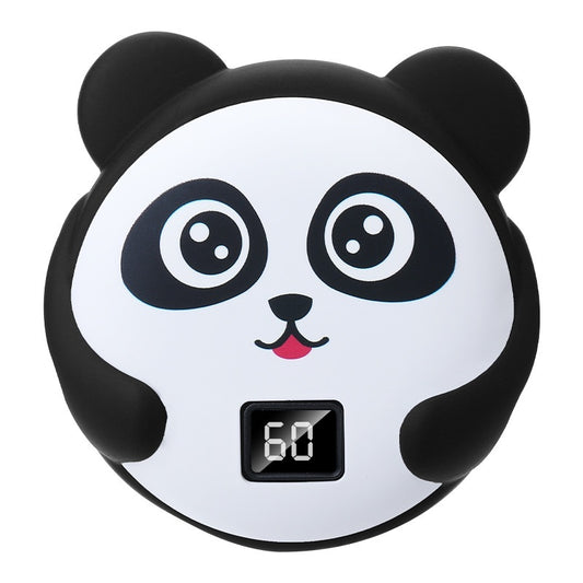 New Mini Panda Hand Warmer Rechargeable USB Digital Display Temperature Control Heating Pad Hand Warmer