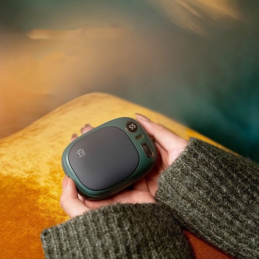 USB Portable Double-sided Heating Hand Warmer Mobile Power Bank