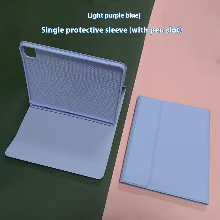 Touch Magnetic Keyboard Leather Case With Pen Slot