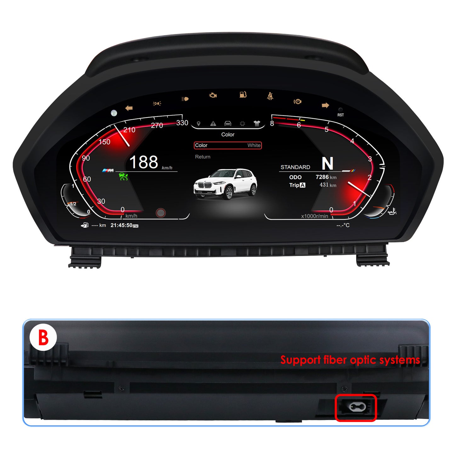123-inch Suitable For Car Full LCD Meters
