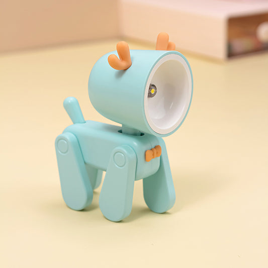 Rechargeable Version Cartoon Puppy Deer Night Light