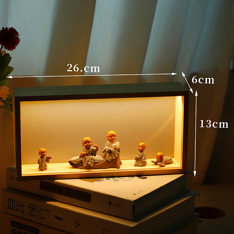 Bedside Night Light Box Astronaut Small Decoration
