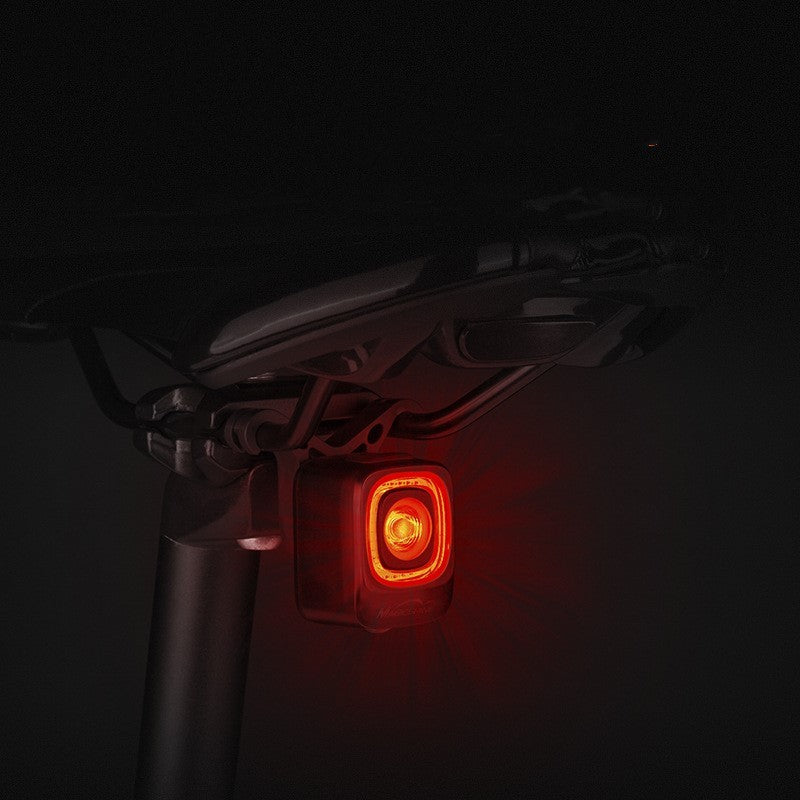 Induction brake light follow light tail light night riding light