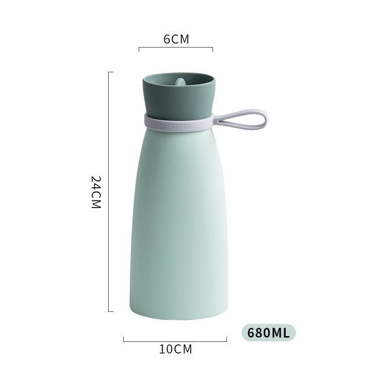 Silicone hot water bottle filling hand warmer