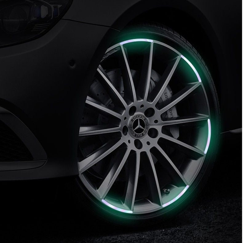 Warning Stickers Rainbow Luminous Decorative Car Sticker Supplies
