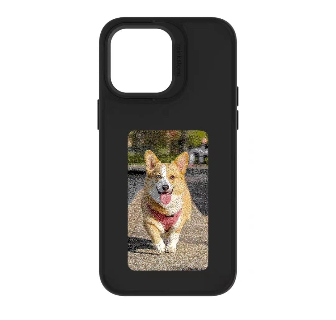 Smart NFC Color E-ink Screen Creative Projection Screen DIY Phone Case