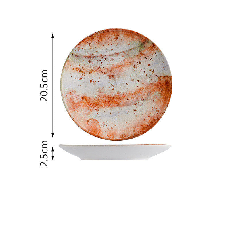 Fruit Plate Light Luxury Creative Ceramic Western Plate