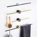 Bathroom Walnut Towel Bar Punch-free Toilet Wall-mounted Shelf Creative Towel Rack Light Luxury Thickened Single Bar