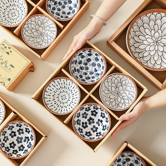 Ceramic Tableware Bowl Dish & Plate Suit