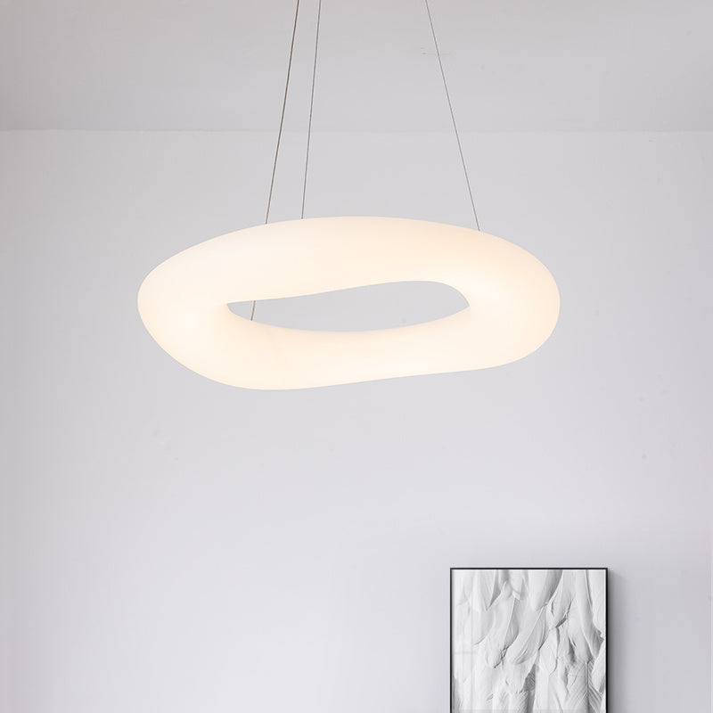 Italian Designer Nordic Chandelier Modern Minimalist Creative Living Room Lamps Round Ring Dining Room Bedroom Chandelier