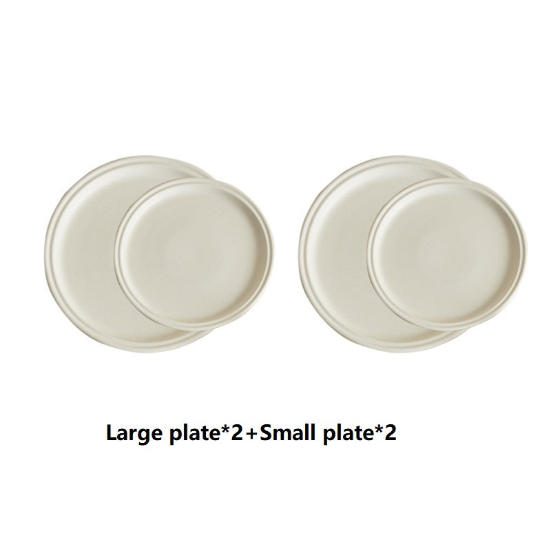 Household Light Luxury Modern Minimalist Tableware Plate Set