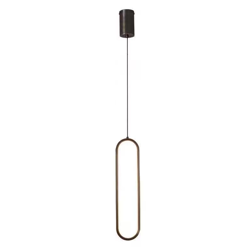Modern Minimalist Nordic Light Luxury Dining Table Bar Small Droplight