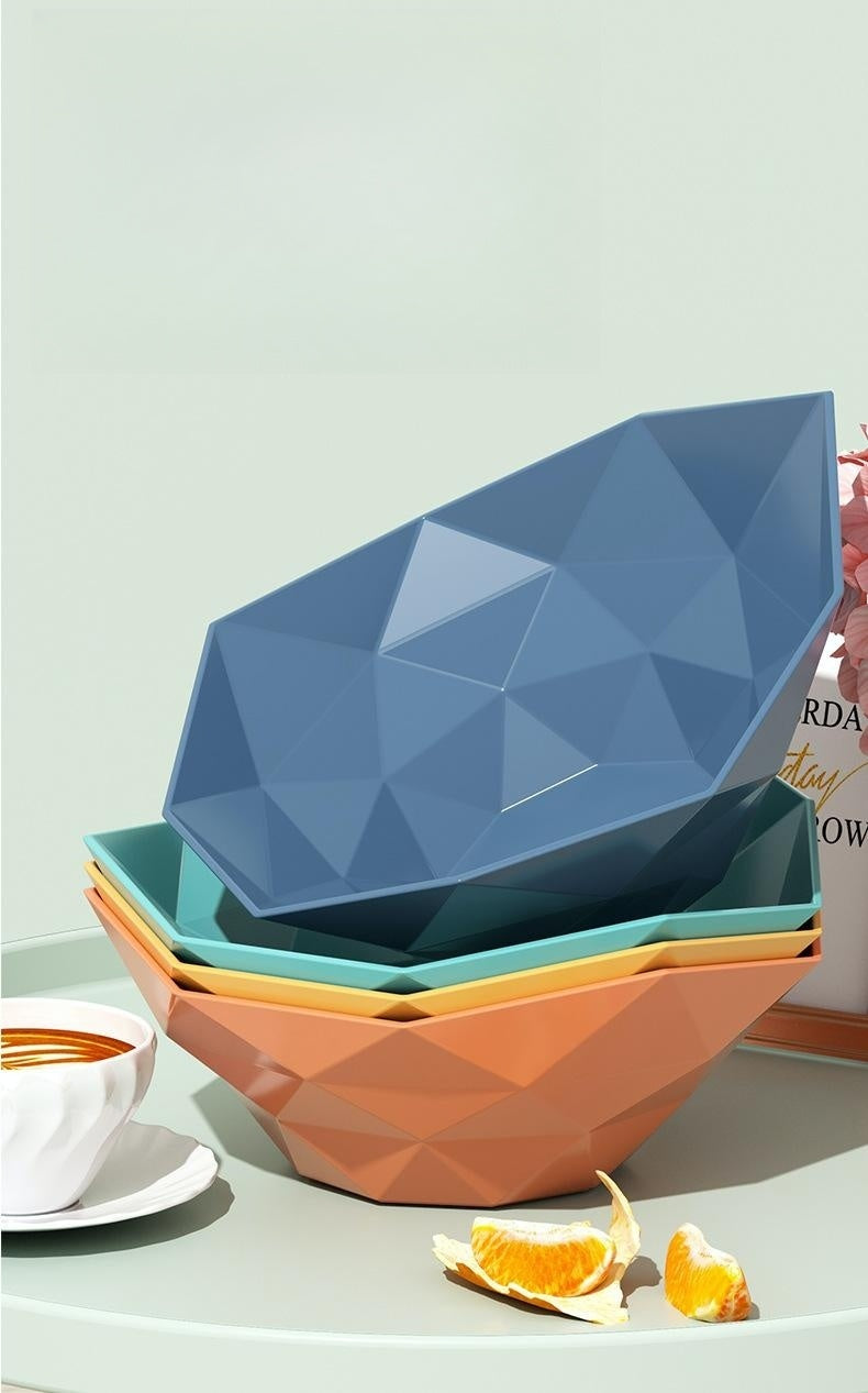 Fruit Plate Snack Light Luxury Nordic Multi Color
